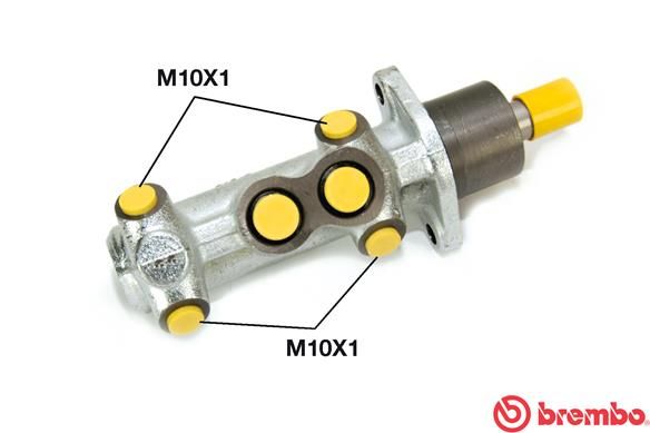 BREMBO Главный тормозной цилиндр M 23 062