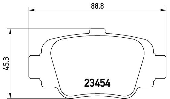 BREMBO Комплект тормозных колодок, дисковый тормоз P 56 032