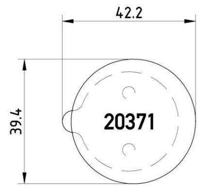 BREMBO Piduriklotsi komplekt, ketaseisupidur P 61 014