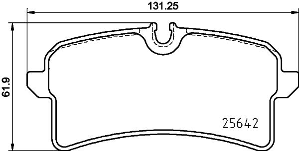 BREMBO Комплект тормозных колодок, дисковый тормоз P 65 040