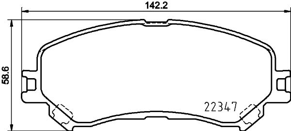BREMBO Комплект тормозных колодок, дисковый тормоз P 68 067