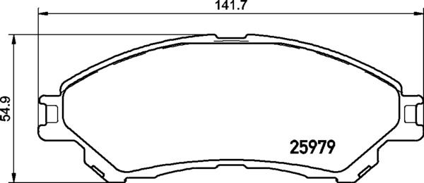 BREMBO Piduriklotsi komplekt,ketaspidur P 79 032