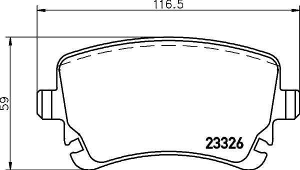 BREMBO Комплект тормозных колодок, дисковый тормоз P 85 143