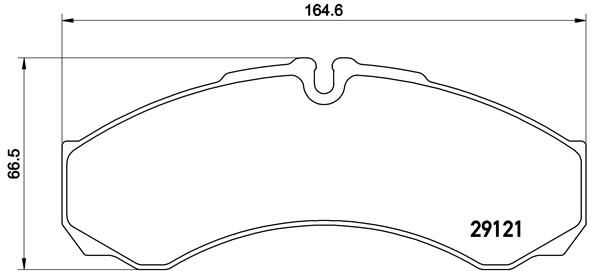 BREMBO Комплект тормозных колодок, дисковый тормоз P A6 017