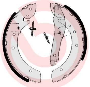 BREMBO Piduriklotside komplekt S 61 510