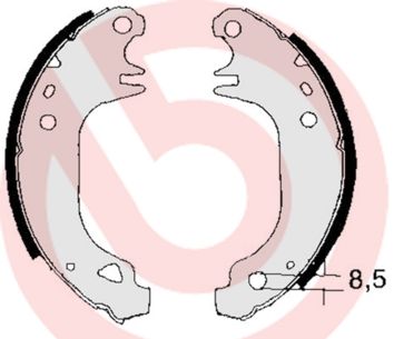 BREMBO Комплект тормозных колодок S 68 517