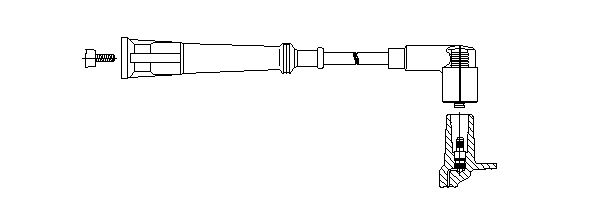 BREMI Провод зажигания 121/130