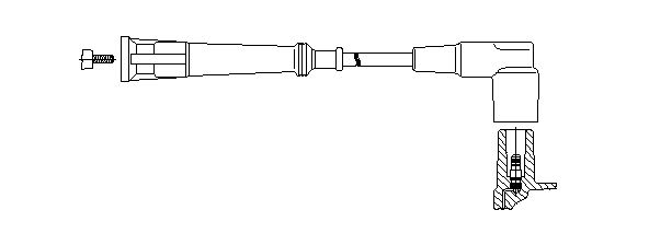 BREMI Провод зажигания 123/60