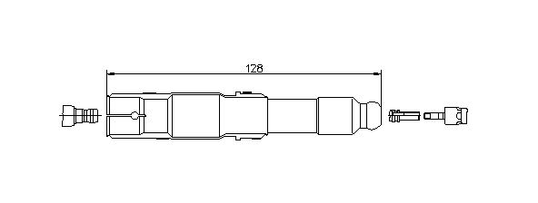 BREMI Вилка, свеча зажигания 13229/1