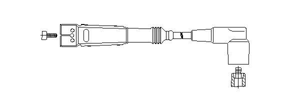 BREMI Провод зажигания 157/90