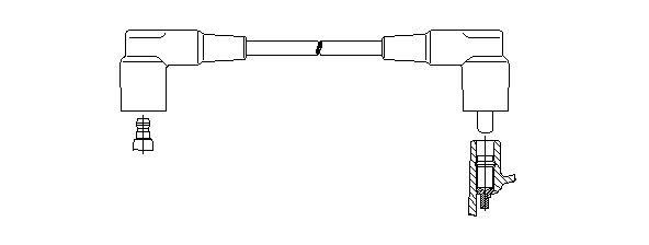 BREMI Провод зажигания 159/55