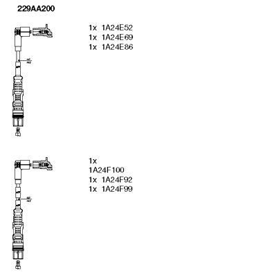 BREMI Süütesüsteemikomplekt 229AA200