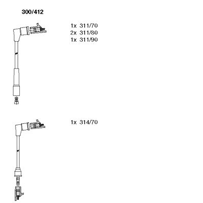 BREMI Süütesüsteemikomplekt 300/412