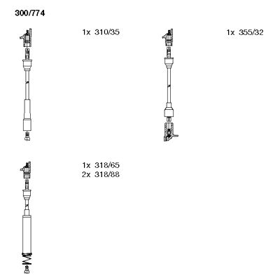 BREMI Süütesüsteemikomplekt 300/774