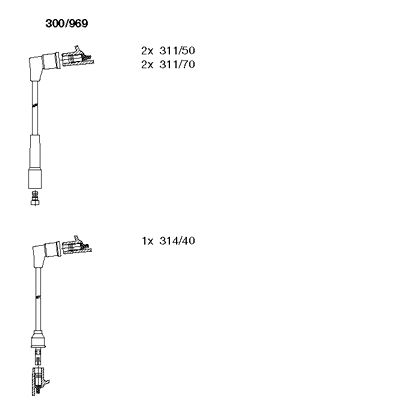 BREMI Süütesüsteemikomplekt 300/969