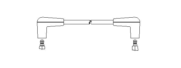 BREMI Провод зажигания 358/36