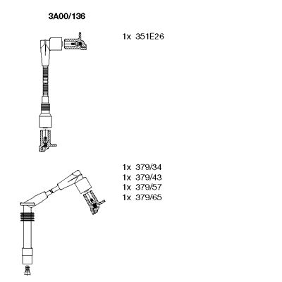 BREMI Süütesüsteemikomplekt 3A00/136