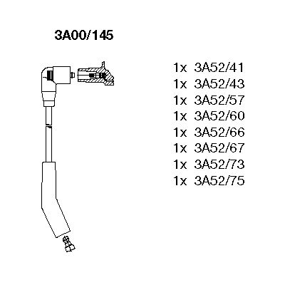 BREMI Süütesüsteemikomplekt 3A00/145