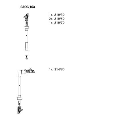 BREMI Süütesüsteemikomplekt 3A00/153