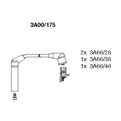 BREMI Süütesüsteemikomplekt 3A00/175