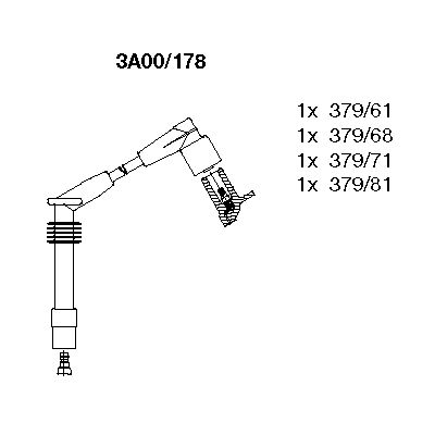 BREMI Süütesüsteemikomplekt 3A00/178