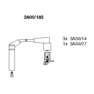 BREMI Süütesüsteemikomplekt 3A00/183