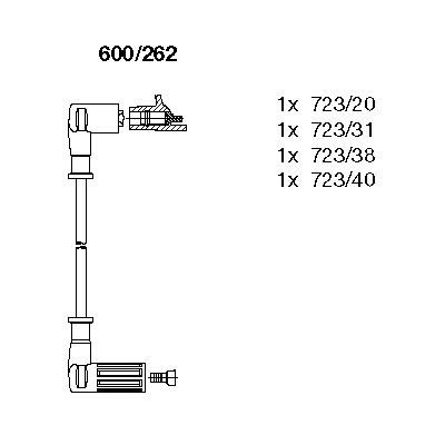 BREMI Süütesüsteemikomplekt 600/262