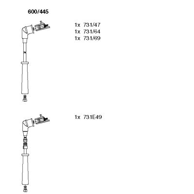 BREMI Süütesüsteemikomplekt 600/445