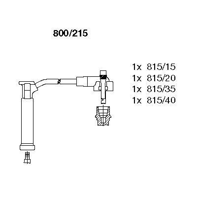 BREMI Süütesüsteemikomplekt 800/215