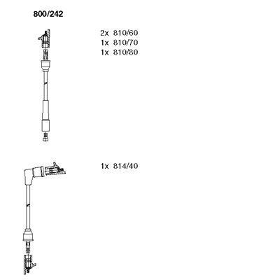 BREMI Süütesüsteemikomplekt 800/242