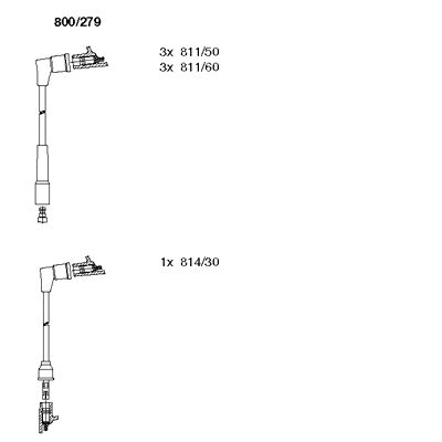 BREMI Süütesüsteemikomplekt 800/279