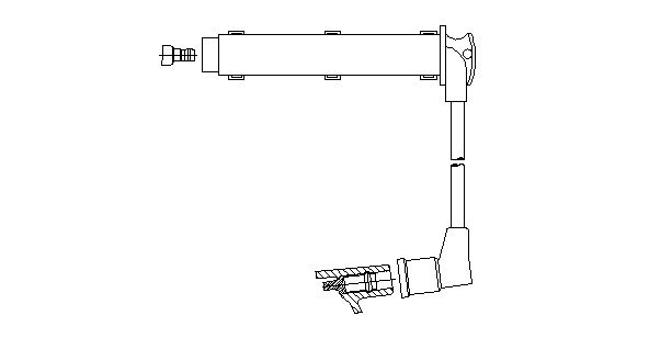 BREMI Провод зажигания 861/40