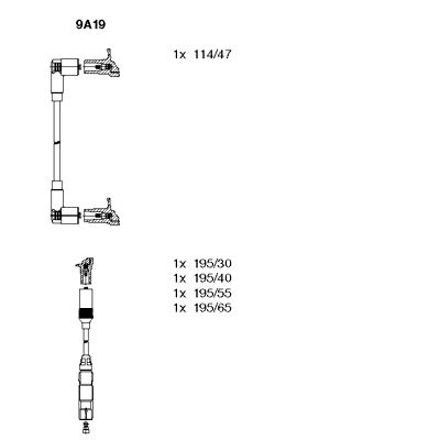 BREMI Süütesüsteemikomplekt 9A19