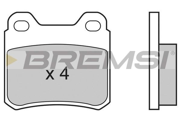 BREMSI Piduriklotsi komplekt,ketaspidur BP2507