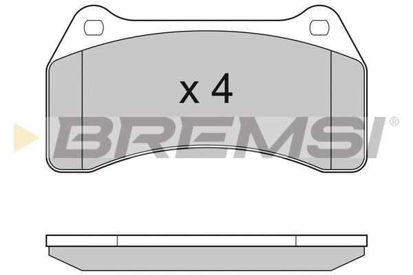 BREMSI Комплект тормозных колодок, дисковый тормоз BP3154