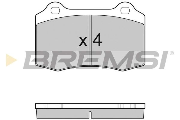 BREMSI Комплект тормозных колодок, дисковый тормоз BP3155
