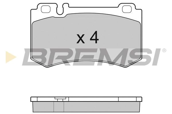 BREMSI Piduriklotsi komplekt,ketaspidur BP3164