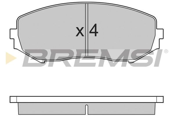 BREMSI Piduriklotsi komplekt,ketaspidur BP3244