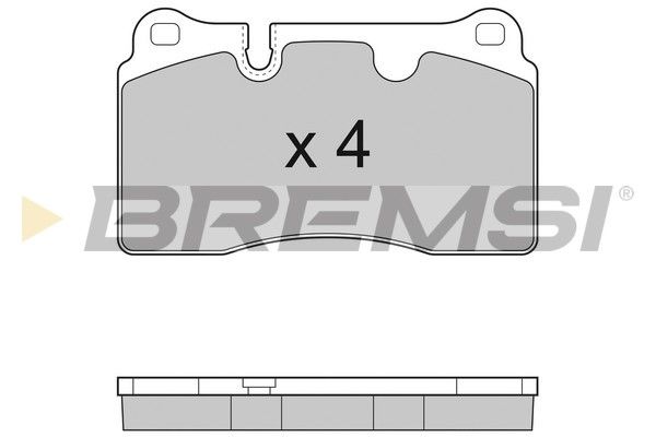 BREMSI Piduriklotsi komplekt,ketaspidur BP3289