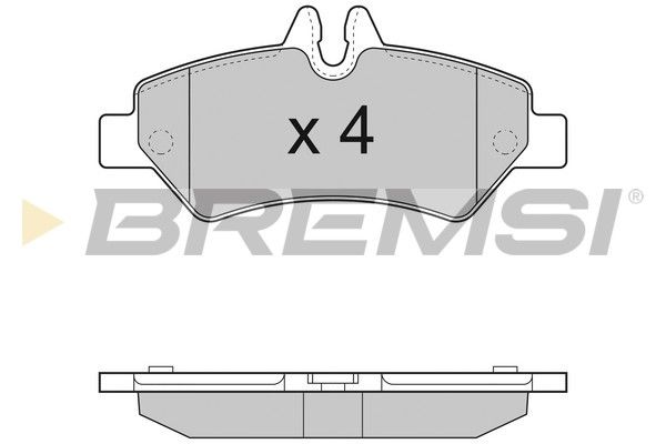 BREMSI Piduriklotsi komplekt,ketaspidur BP3293