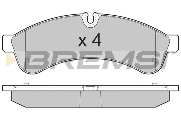 BREMSI Piduriklotsi komplekt,ketaspidur BP3365