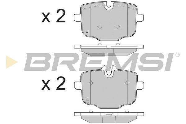 BREMSI Piduriklotsi komplekt,ketaspidur BP3450