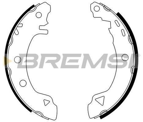 BREMSI Piduriklotside komplekt GF0006