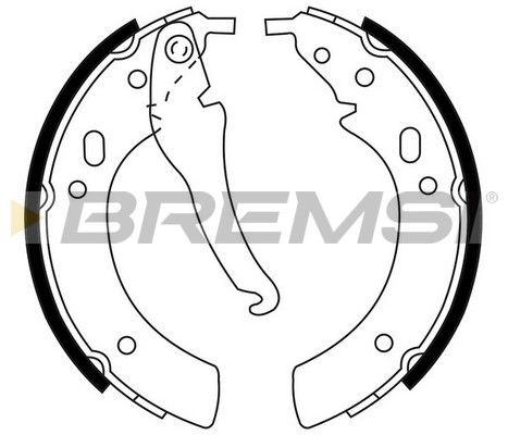 BREMSI Комплект тормозных колодок GF0074