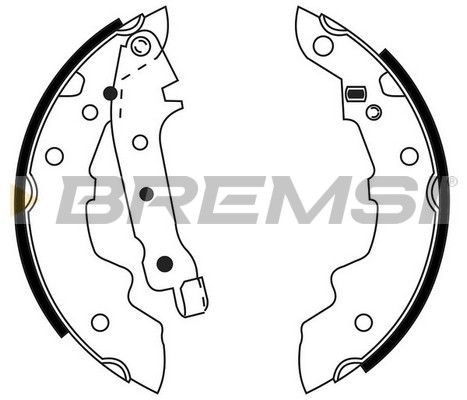 BREMSI Piduriklotside komplekt GF0101