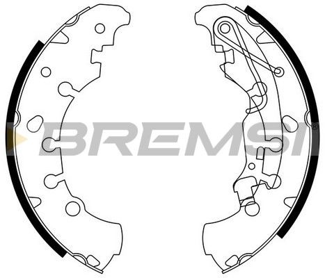 BREMSI Piduriklotside komplekt GF0140