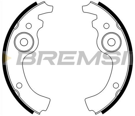 BREMSI Комплект тормозных колодок GF0141