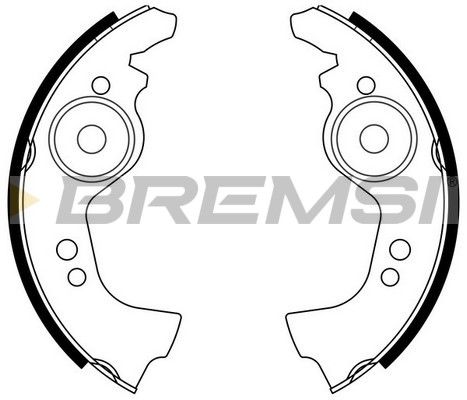 BREMSI Комплект тормозных колодок GF0145