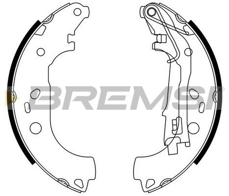 BREMSI Комплект тормозных колодок GF0161