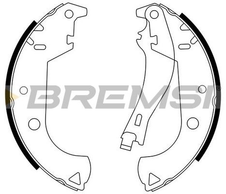 BREMSI Piduriklotside komplekt GF0184